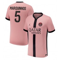 Paris Saint-Germain Marquinhos #5 Tretí futbalový dres 2024-25 Krátky Rukáv